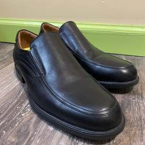 Florsheim Midtown Slip-On Loafer Shoe - Soft Leather, Black, Men’s 8.5